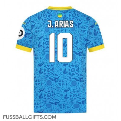 Wolves Jhon Arias #10 Fußballbekleidung 3rd trikot 2025-26 Kurzarm Wolves Jhon Arias #10 Fußballbekleidung 3rd trikot 2025-26 Kurzarm